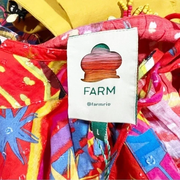 Farm Rio Women’s Magic Forest Cotton Dress - Picture 11 of 12